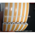 D shape/hald round rubber with 3M adhesive tape china supplier